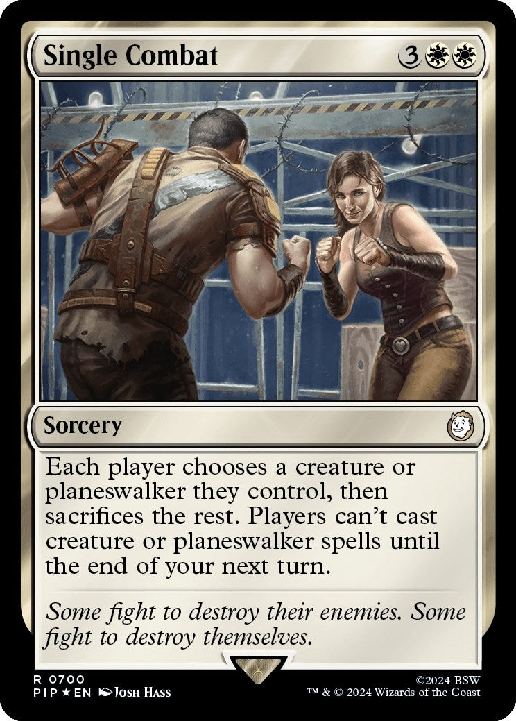Single Combat Surge Foil (700) [PIP]