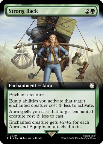 Strong Back Extended Art Surge Foil (930) [PIP]