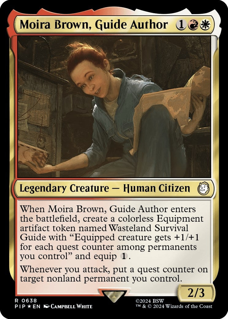 Moira Brown, Guide Author (Surge Foil) [Fallout]