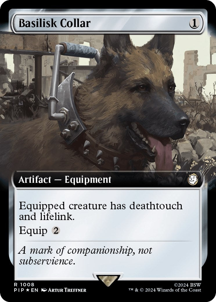 Basilisk Collar Extended Art Surge Foil (1008) [PIP]