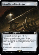 Bloodforged Battle Axe Extended Art (481) [PIP]