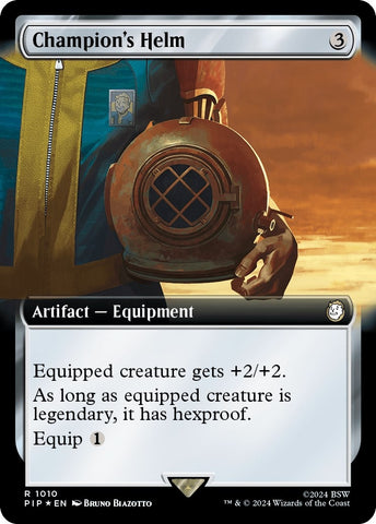 Champions Helm Extended Art Surge Foil (1010) [PIP]