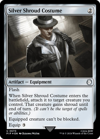 Silver Shroud Costume Surge Foil (670) [PIP]