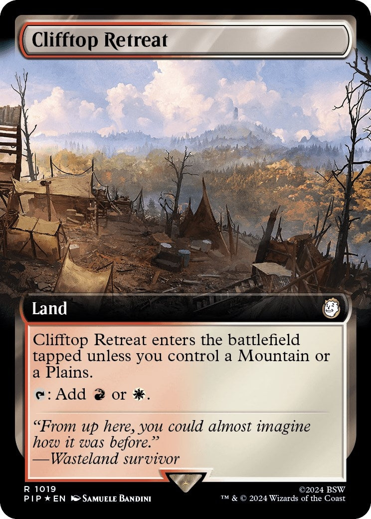 Clifftop Retreat (Extended Art) (Surge Foil) [Fallout]