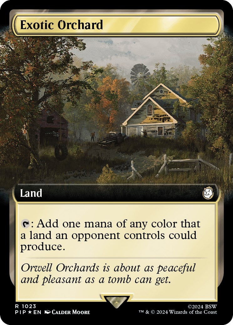 Exotic Orchard Extended Art Surge Foil (1023) [PIP]