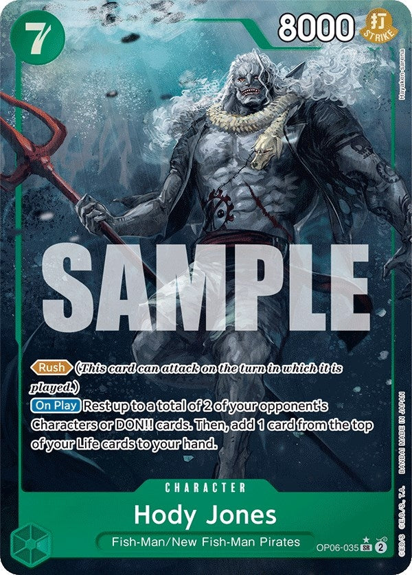 Hody Jones (035) (Alternate Art) (OP06-035) [Wings of the Captain]