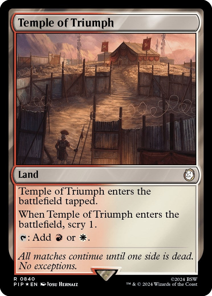 Temple of Triumph Surge Foil (840) [PIP]