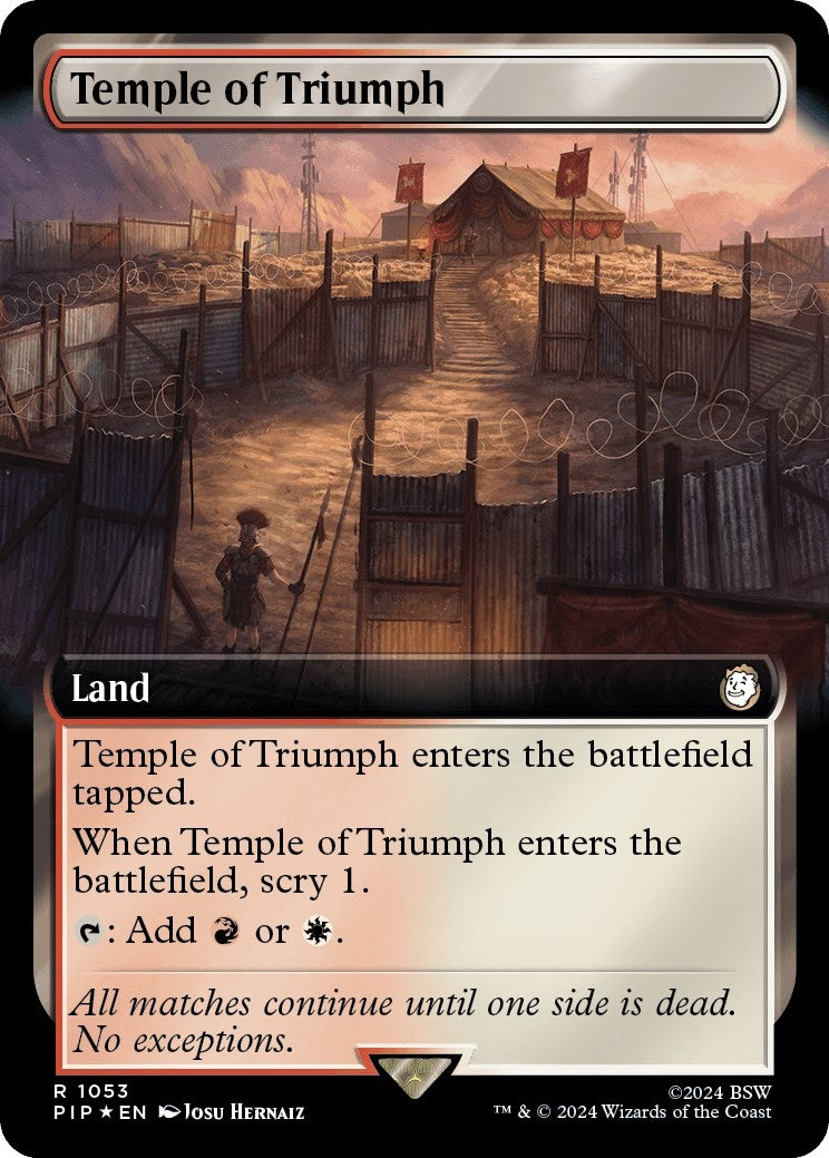 Temple of Triumph Extended Art Surge Foil (1053) [PIP]