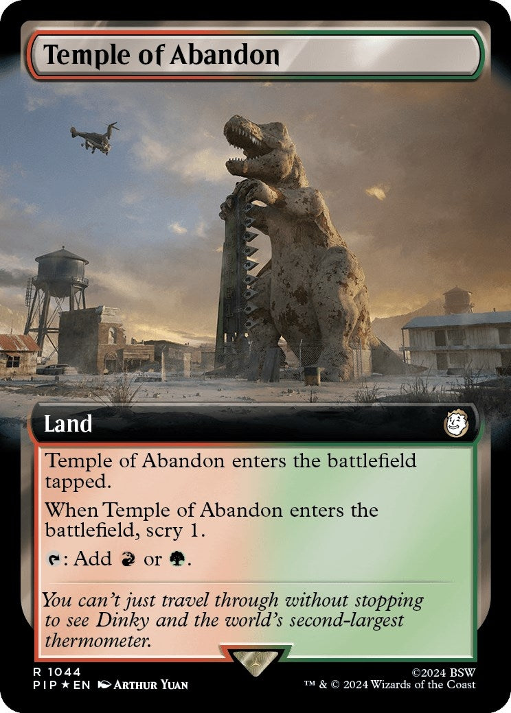 Temple of Abandon Extended Art Surge Foil (1044) [PIP]