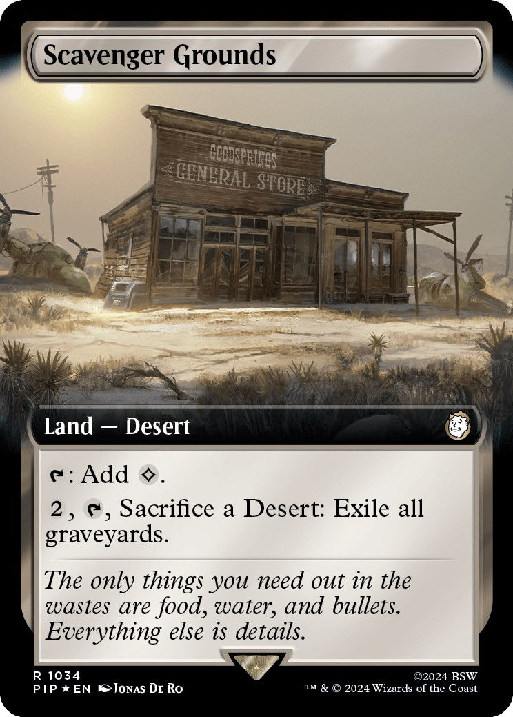 Scavenger Grounds Extended Art Surge Foil (1034) [PIP]
