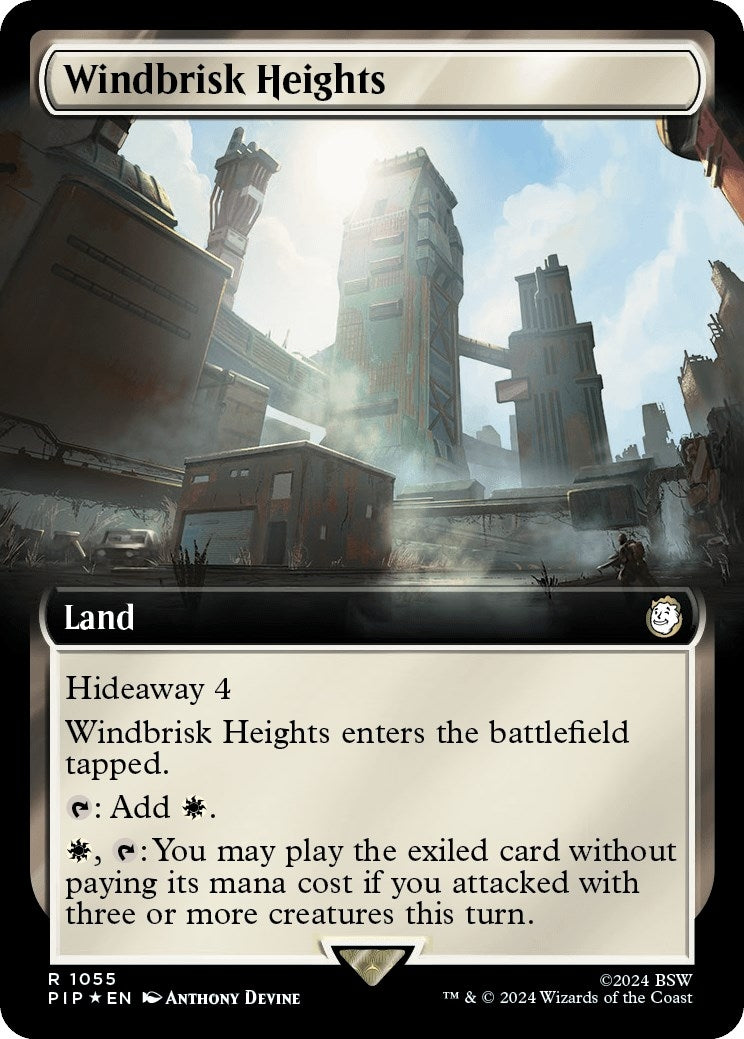 Windbrisk Heights Extended Art Surge Foil (1055) [PIP]