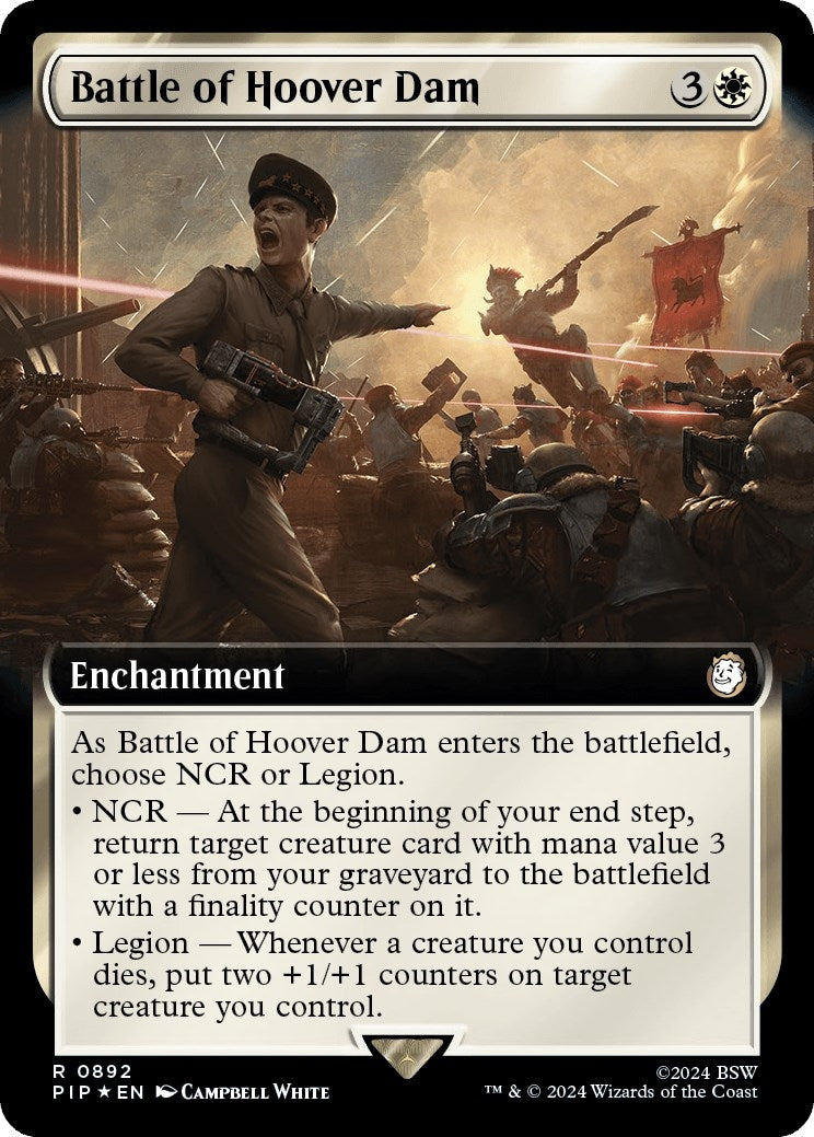 Battle of Hoover Dam Extended Art Surge Foil (892) [PIP]