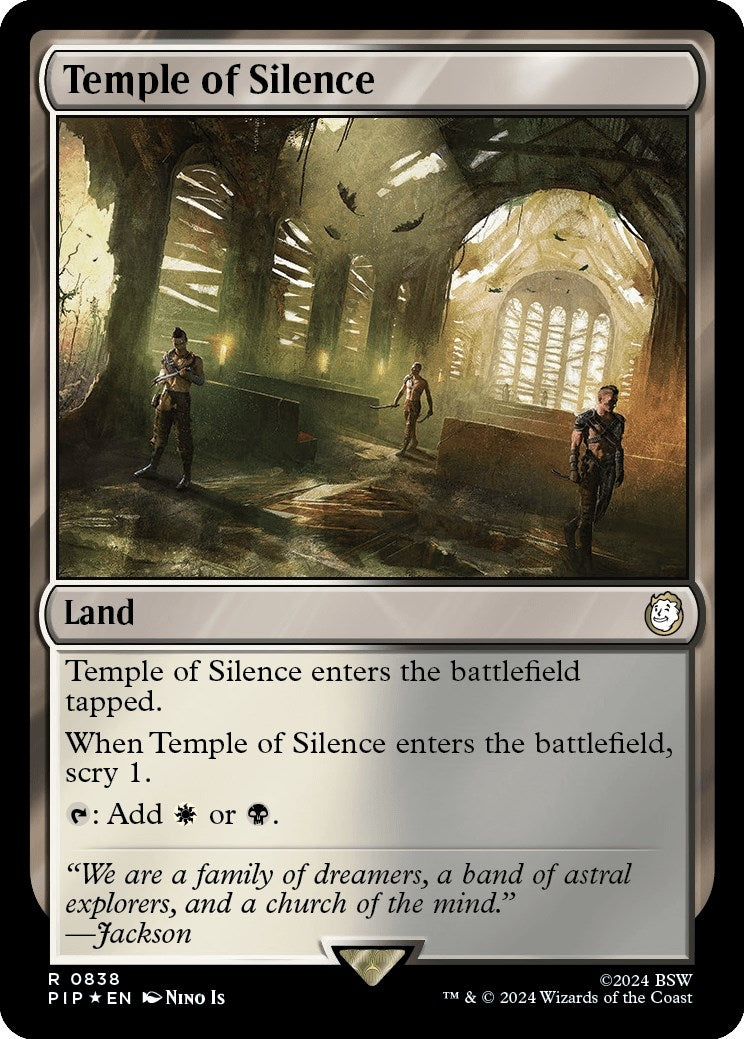 Temple of Silence Surge Foil (838) [PIP]
