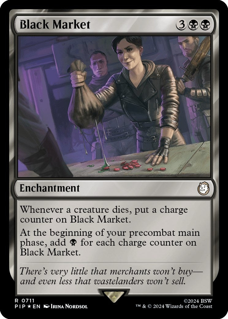 Black Market Surge Foil (711) [PIP]