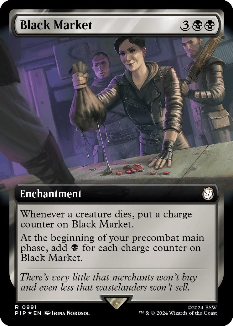 Black Market Extended Art Surge Foil (991) [PIP]