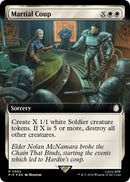 Martial Coup Extended Art Surge Foil (982) [PIP]