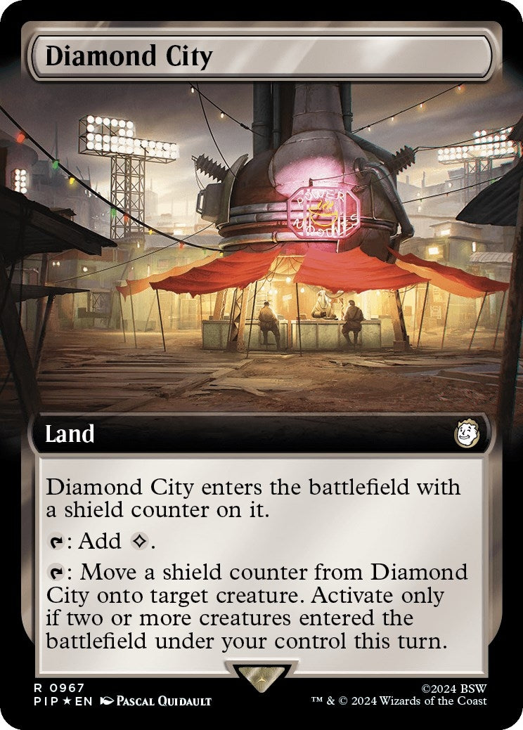 Diamond City Extended Art Surge Foil (967) [PIP]