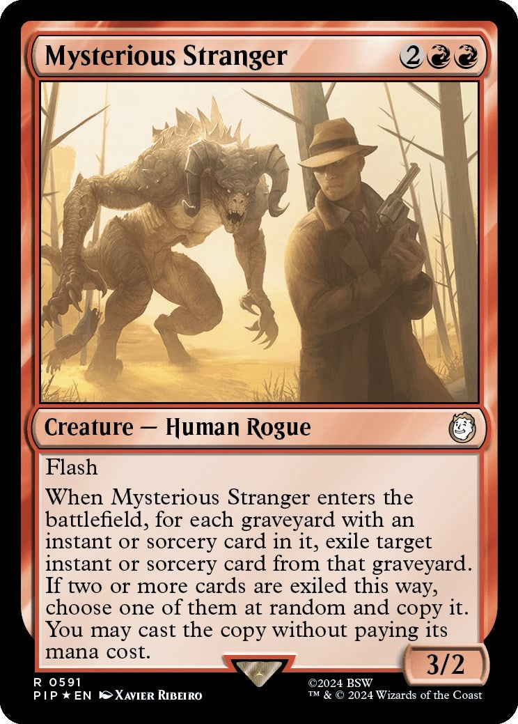 Mysterious Stranger Surge Foil (591) [PIP]
