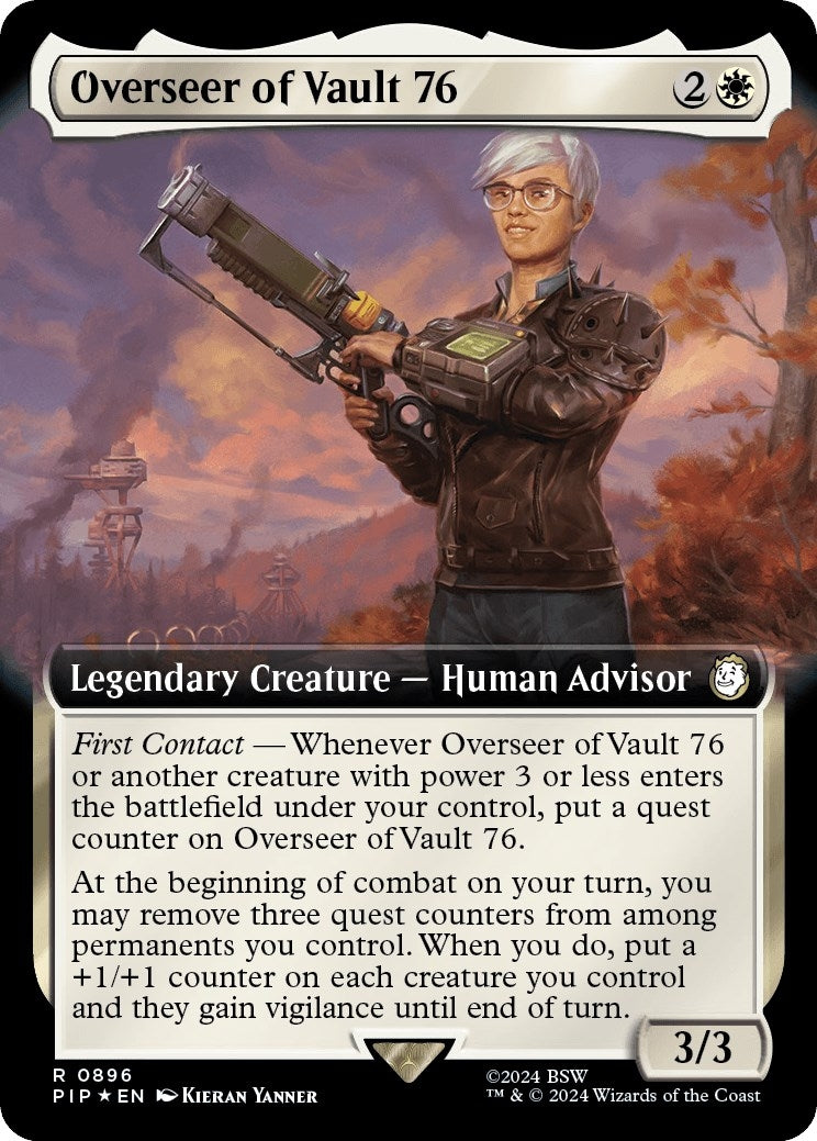 Overseer of Vault 76 Extended Art Surge Foil (896) [PIP]