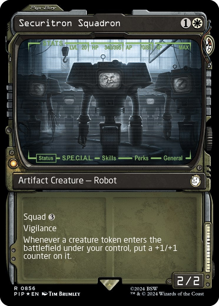 Securitron Squadron Showcase Surge Foil (856) [PIP]
