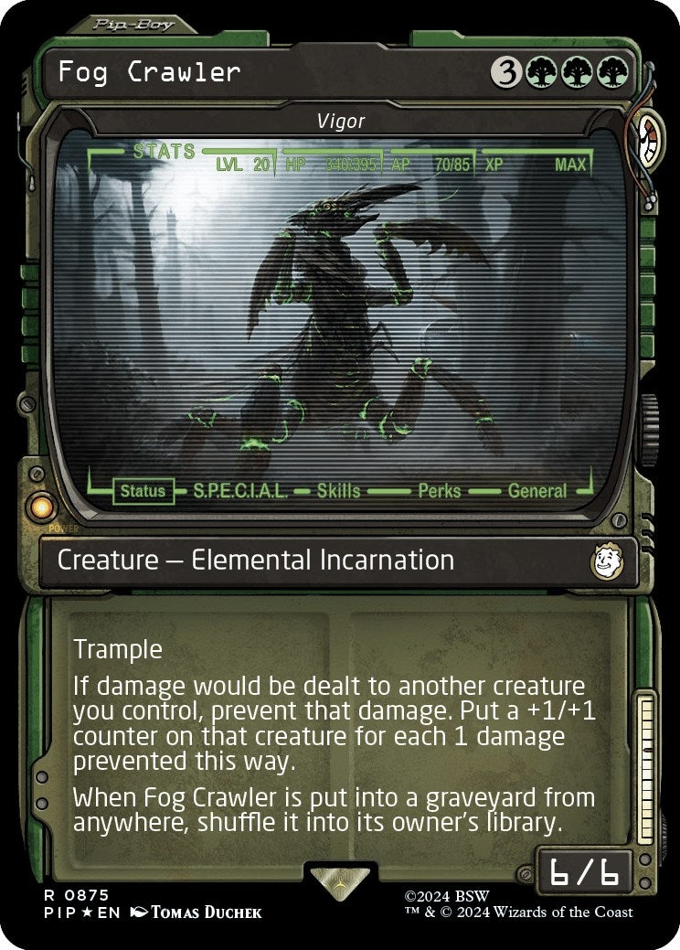 Fog Crawler Vigor Showcase Surge Foil (875) [PIP]