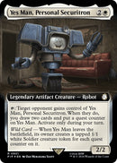 Yes Man Personal Securitron Extended Art Surge Foil (901) [PIP]