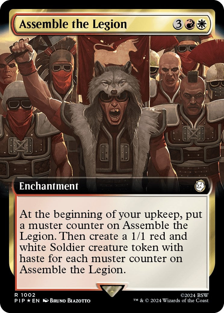 Assemble the Legion Extended Art Surge Foil (1002) [PIP]
