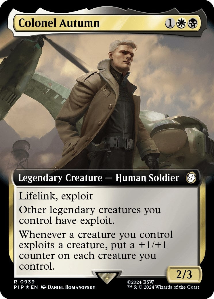 Colonel Autumn Extended Art Surge Foil (939) [PIP]
