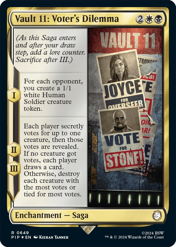Vault 11 Voters Dilemma Surge Foil (649) [PIP]