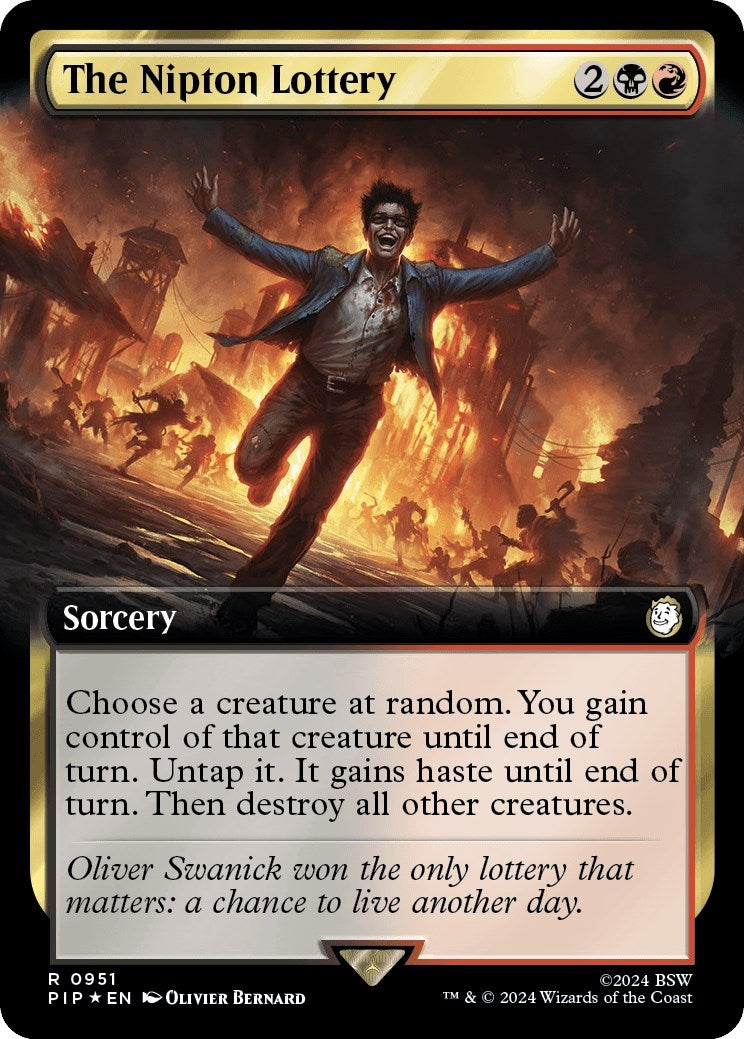 The Nipton Lottery Extended Art Surge Foil (951) [PIP]