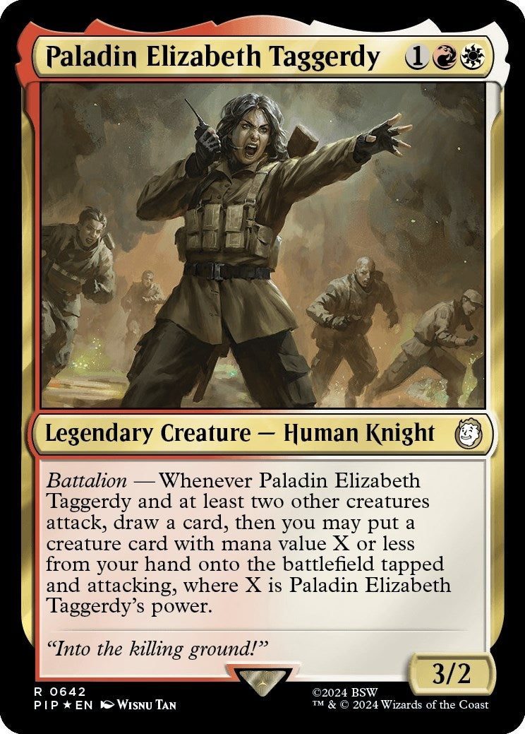Paladin Elizabeth Taggerdy Surge Foil (642) [PIP]