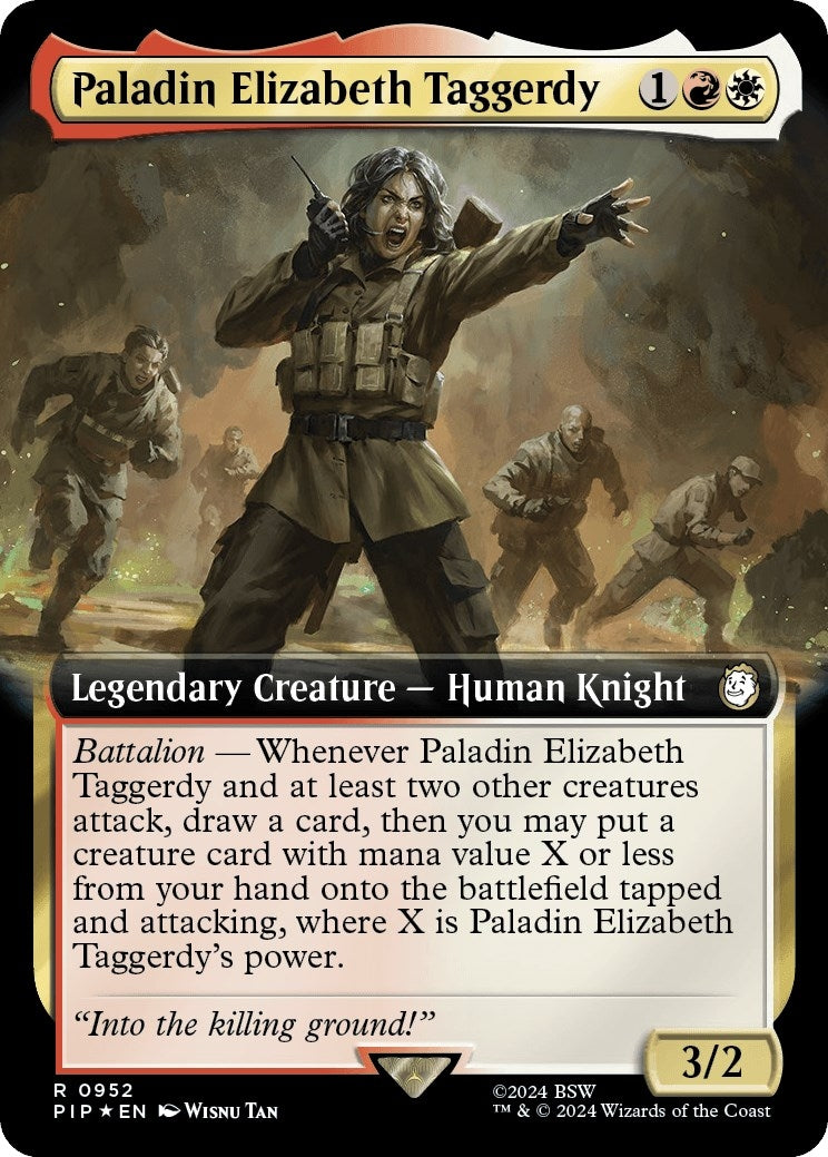 Paladin Elizabeth Taggerdy Extended Art Surge Foil (952) [PIP]