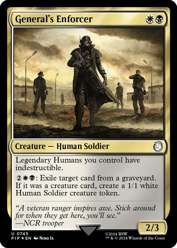 Generals Enforcer Surge Foil (745) [PIP]