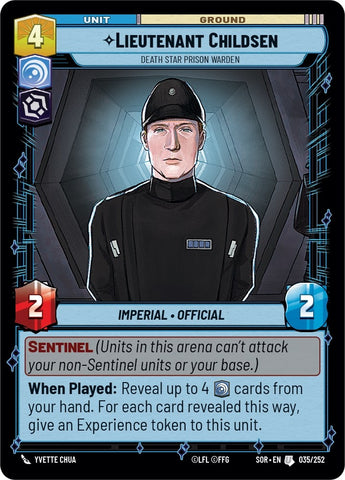 Image for Lieutenant Childsen - Death Star Prison Warden [Spark of Rebellion]