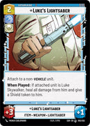 Image for Luke's Lightsaber [Spark of Rebellion]