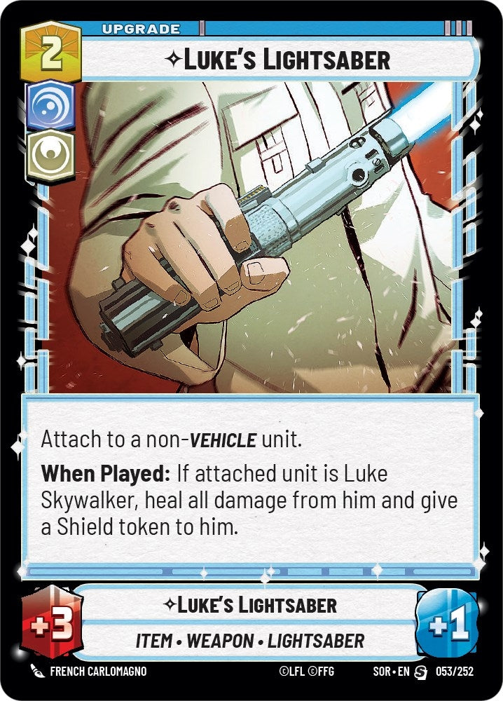 Image for Luke's Lightsaber [Spark of Rebellion]