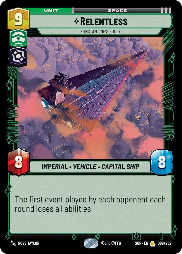 Image for Relentless - Konstantine's Folly [Spark of Rebellion]