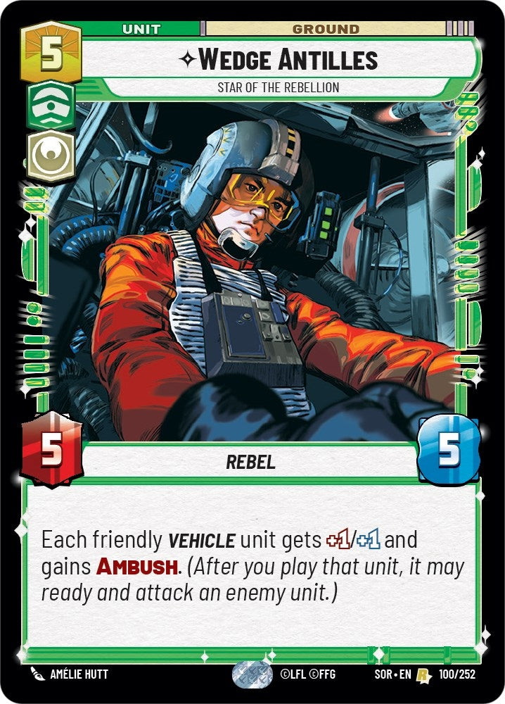 Image for Wedge Antilles - Star of the Rebellion [Spark of Rebellion]