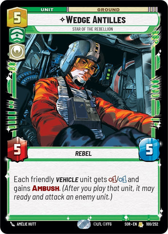 Image for Wedge Antilles - Star of the Rebellion [Spark of Rebellion]