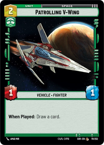 Image for Patrolling V-Wing [Spark of Rebellion]