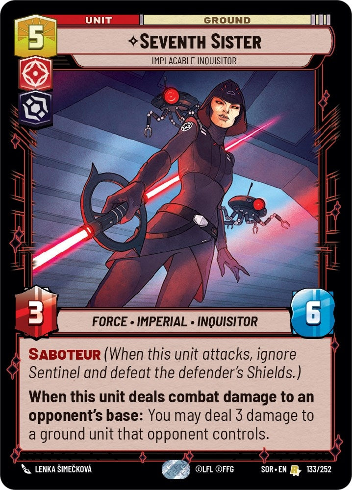 Image for Seventh Sister - Implacable Inquisitor [Spark of Rebellion]