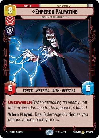 Image for Emperor Palpatine - Master of the Dark Side [Spark of Rebellion]