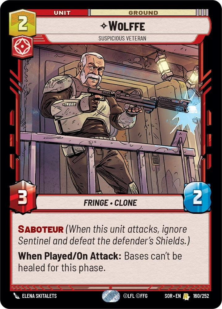 Image for Wolffe - Suspicious Veteran [Spark of Rebellion]