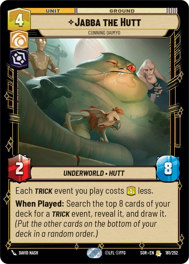 Image for Jabba the Hutt - Cunning Daimyo [Spark of Rebellion]