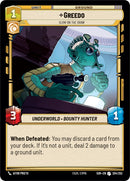 Image for Greedo - Slow on the Draw [Spark of Rebellion]