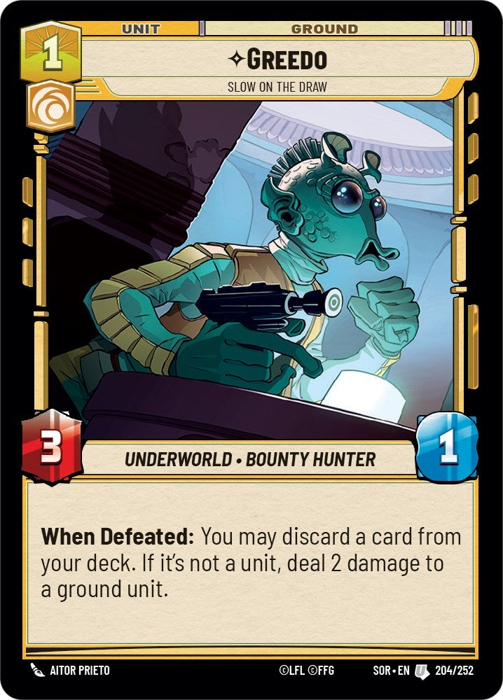 Image for Greedo - Slow on the Draw [Spark of Rebellion]