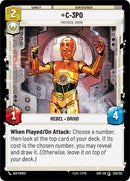 Image for C-3PO - Protocol Droid [Spark of Rebellion]