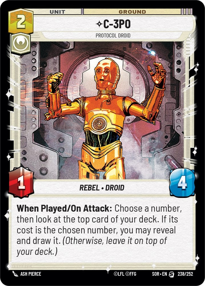 Image for C-3PO - Protocol Droid [Spark of Rebellion]