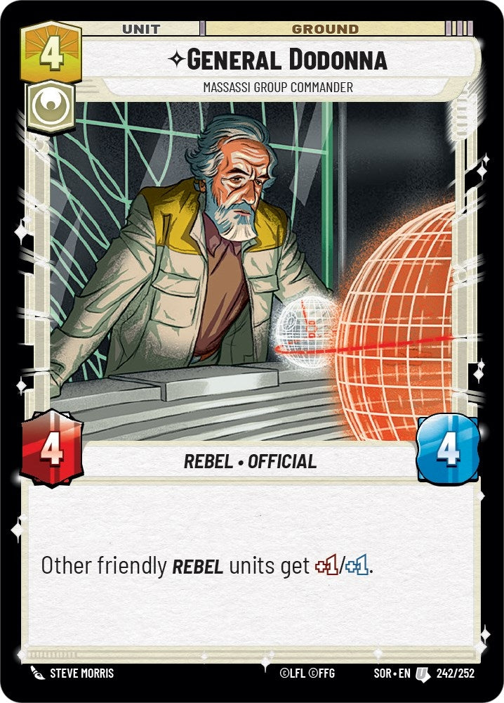 Image for General Dodonna - Massassi Group Commander [Spark of Rebellion]