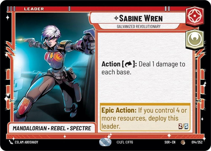Image for Sabine Wren - Galvanized Revolutionary [Spark of Rebellion]